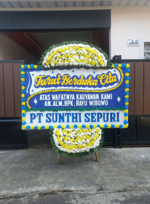 Papan Bunga Duka di Bungursari